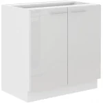 Niki 41 konyha 80 ZL 2F BB fényes fehér Outlet